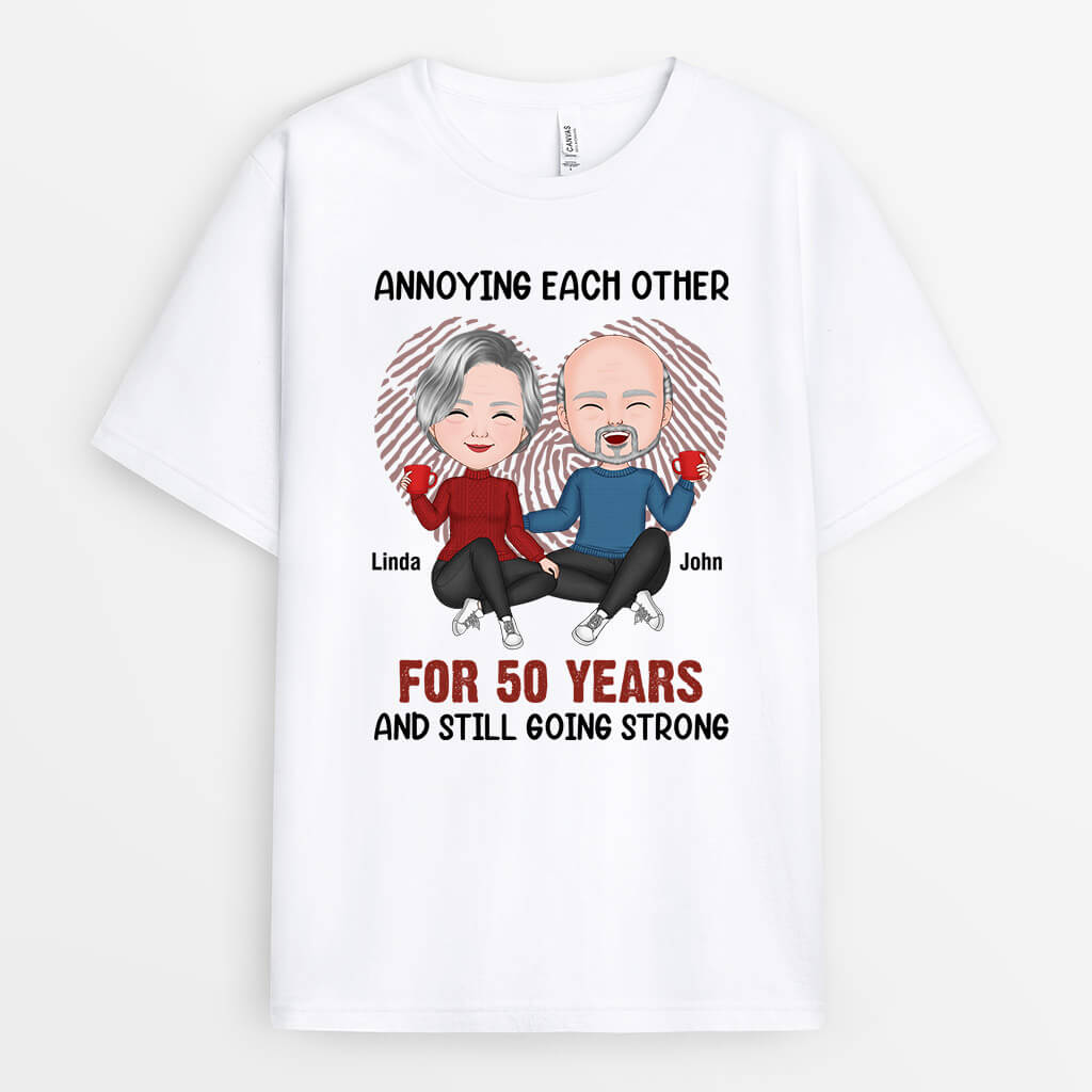 Personalized Annoying Each Other For Many Years Still Going Strong T-shirt