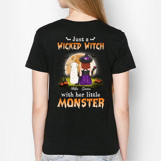 Wicked Witch With Her Dogs - Personalized Pet Shirts for Human