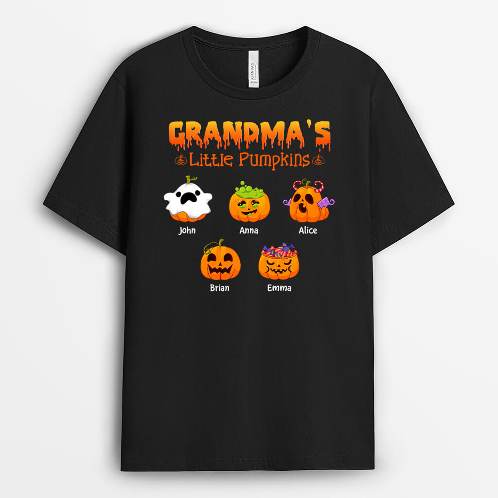 Personalized Mommy's Little Pumpkins T-Shirt