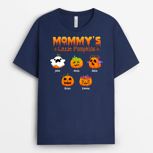 Personalized Mommy's Little Pumpkins T-Shirt