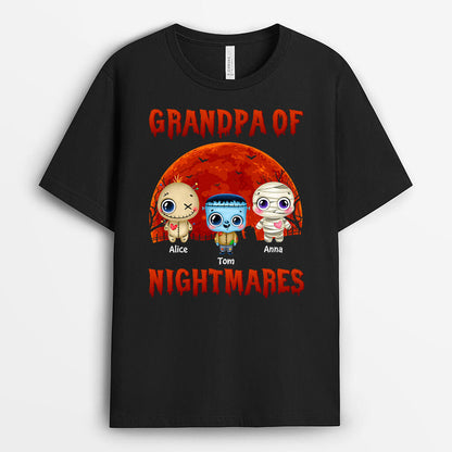 Personalized Granpa of Nightmares T-Shirt