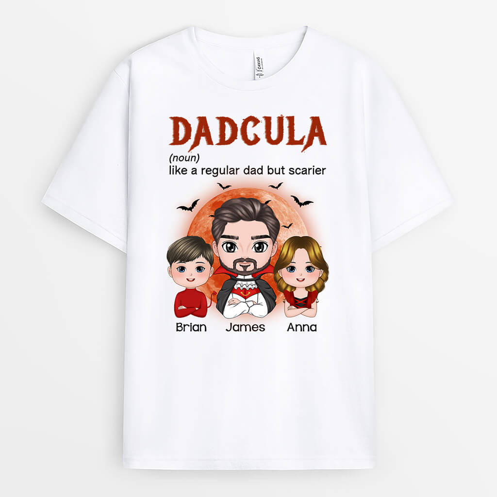 Personalized Dadcula Like A Regular Dad But Cooler T-Shirt