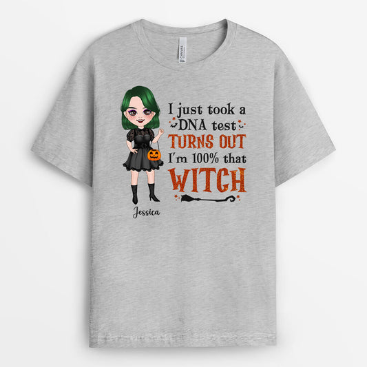 Personalized Took DNA Test I'm 100% Witch T-Shirt