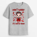 Personalized Don't Worry It's Not My Blood T-Shirt