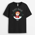 Cat Dad/Mom - Customized Christmas Graphic Tee Shirts for Cat Lovers