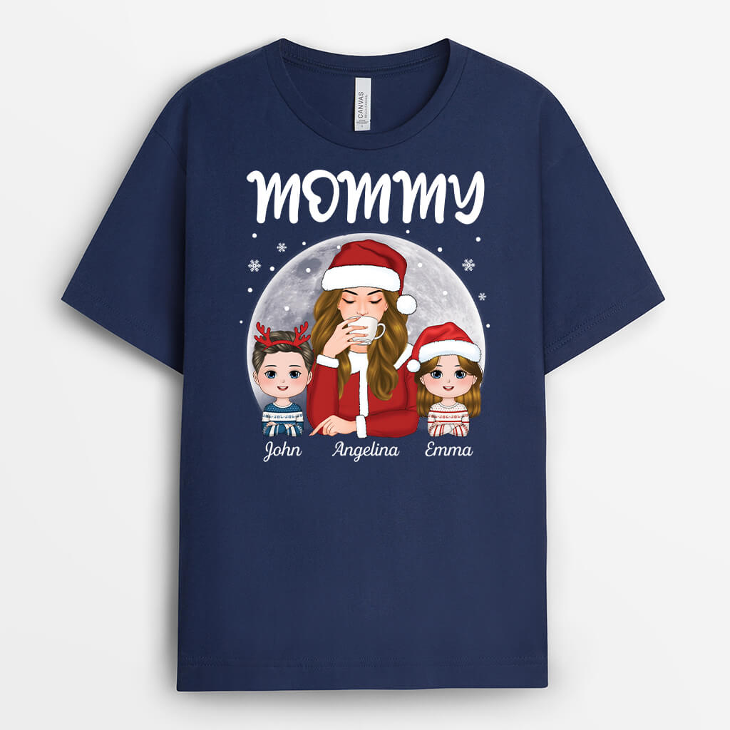 Personalized Grandma Christmas Shirts with Grandkids’ Names