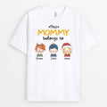 This Mommy/Grandma Belongs To - Personalized Christmas T-Shirts