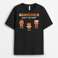 Grandkids Warm My Heart Gingerbread - Custom Merry Christmas Shirts