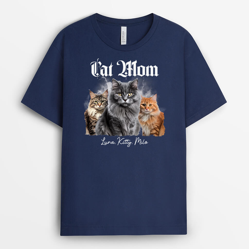 Custom Cat Shirts for Humans - Cat Mom/Cat Dad Shirt