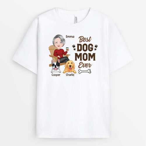 Best Dog Mom/Dad Ever - Customized Dog T-shirts for Humans