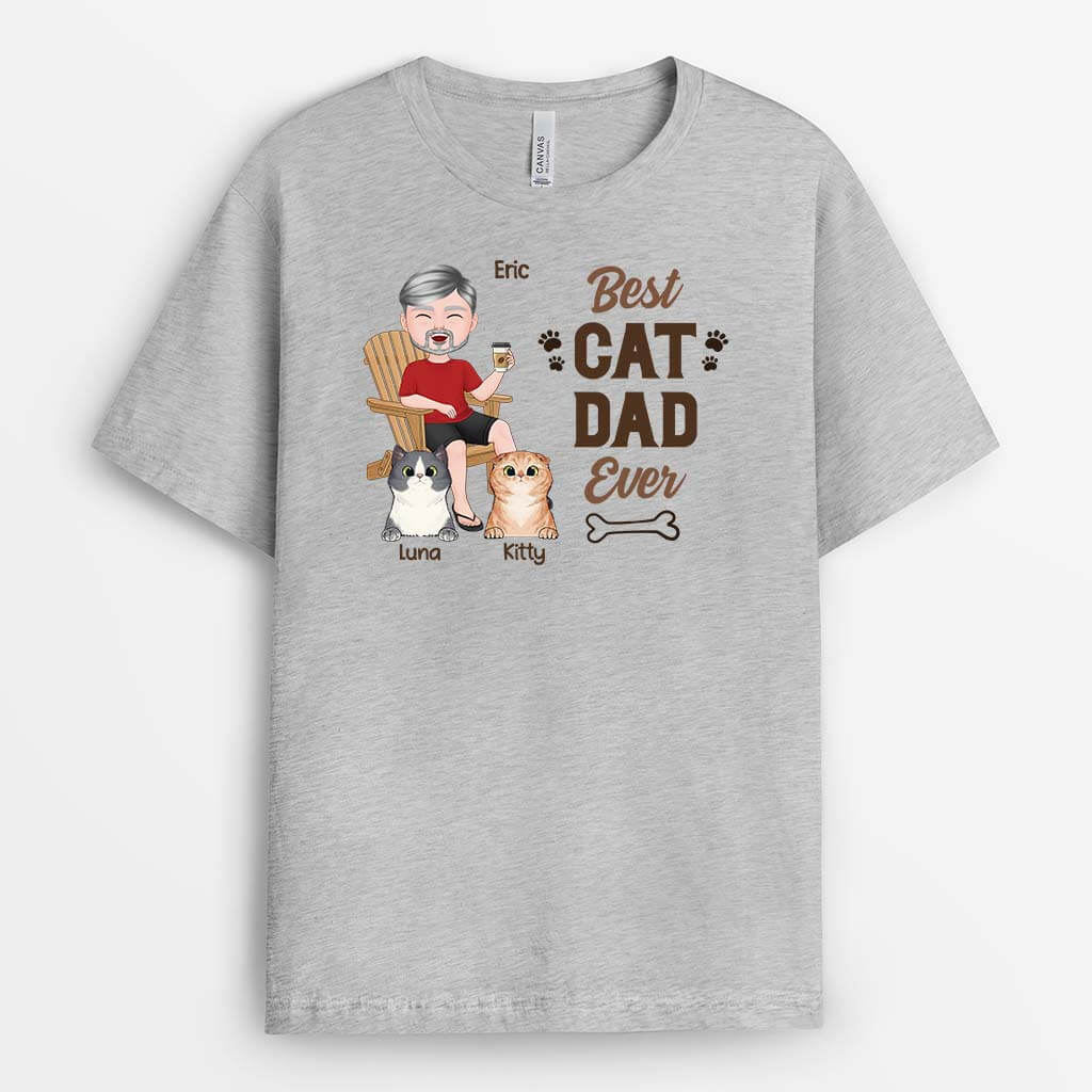Personalized Cat Shirts - Best Cat Mom Ever, Best Cat Dad Ever