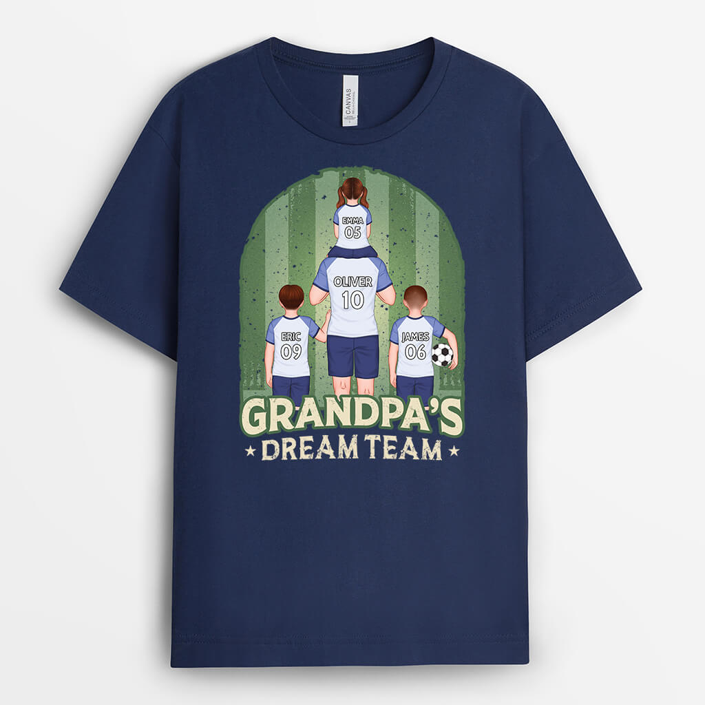 Personalized Daddy's Dream Team T-shirt