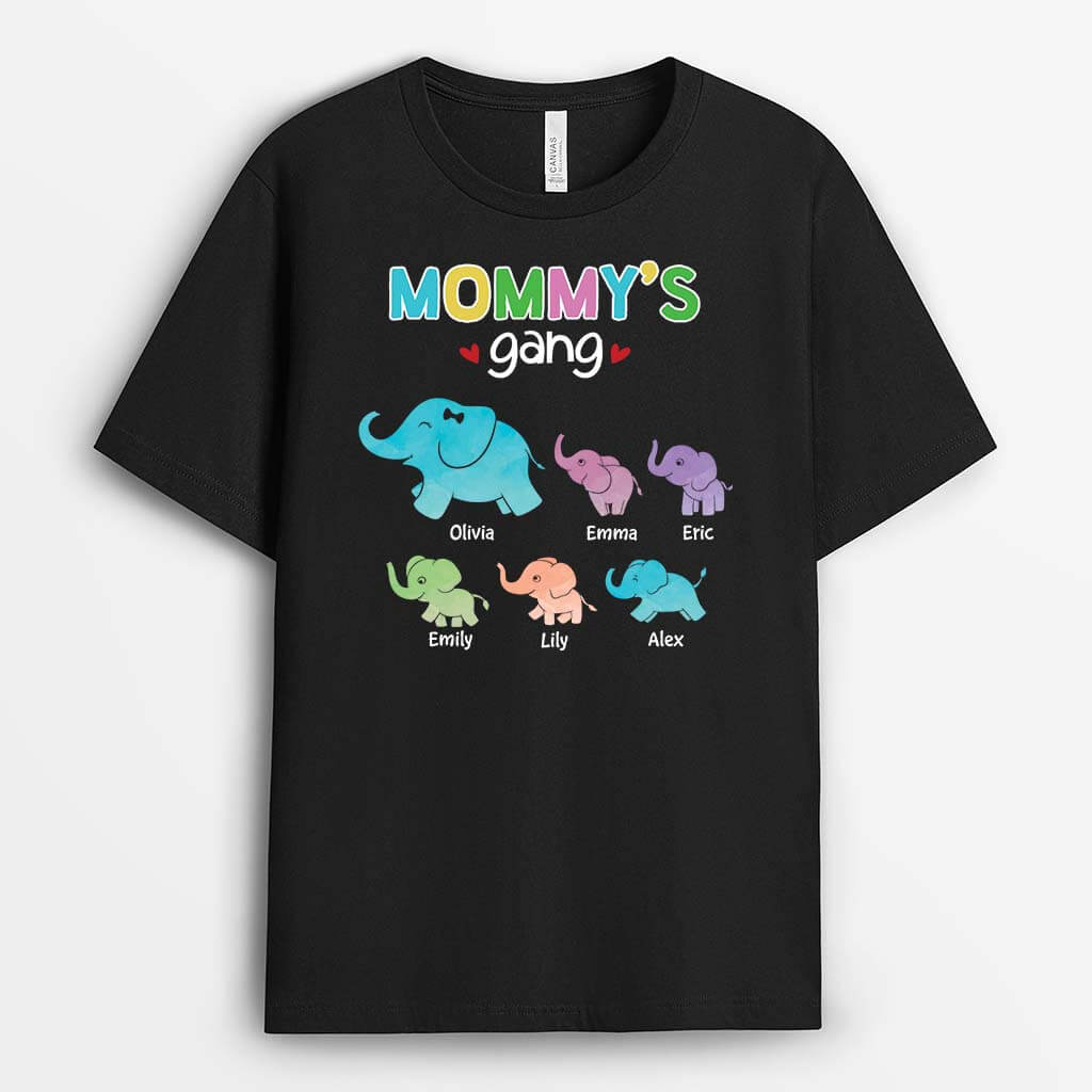 Personalized Elephant Shirts with Names - Unique Gifts for Dad