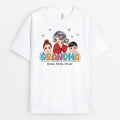 Grandma And Cute Kids - Personalized T-Shirt