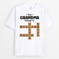 Puzzle This Grandma Belongs To - Personalized Printing T-Shirts For Grandma