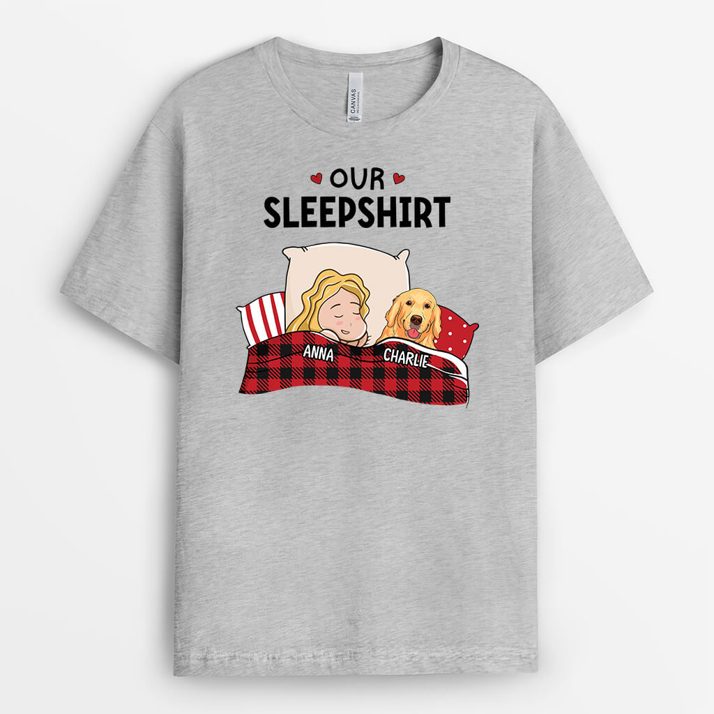Our Sleepshirt Personalized T-Shirt – Custom Dog Shirts for Humans