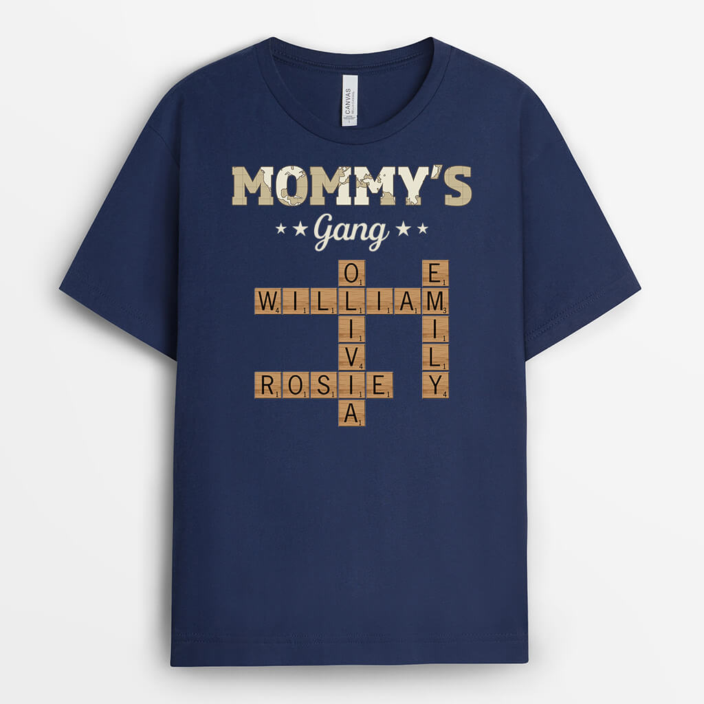 Puzzle Grandpa's Gang T-Shirt - Personalized Gifts For Grandpa