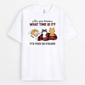 Do You Know What Time Is It? T-Shirt - Personalized Gifts For Cat Lovers